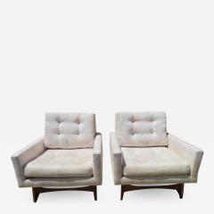 Adrian Pearsall Handsome Pair of Adrian Pearsall Lounge Chairs for Craft Associates Inc  - 1298620