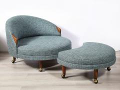 Adrian Pearsall Havana Chair and Ottoman - 3086182