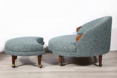 Adrian Pearsall Havana Chair and Ottoman - 3086184