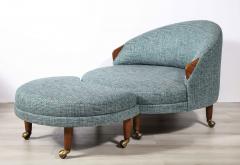 Adrian Pearsall Havana Chair and Ottoman - 3086185