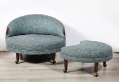 Adrian Pearsall Havana Chair and Ottoman - 3086187