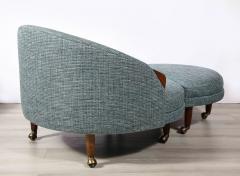 Adrian Pearsall Havana Chair and Ottoman - 3086188