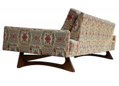 Adrian Pearsall Long Mid Century Modern Sculptural Walnut Frame Gondola Sofa by Adrian Pearsall - 4324674