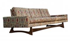 Adrian Pearsall Long Mid Century Modern Sculptural Walnut Frame Gondola Sofa by Adrian Pearsall - 4324676