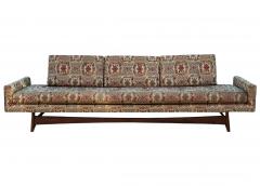 Adrian Pearsall Long Mid Century Modern Sculptural Walnut Frame Gondola Sofa by Adrian Pearsall - 4324684