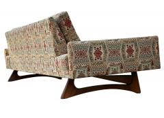 Adrian Pearsall Long Mid Century Modern Sculptural Walnut Frame Gondola Sofa by Adrian Pearsall - 4324685