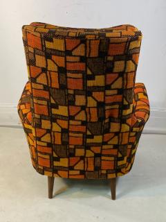 Adrian Pearsall MID CENTURY ADRIAN PEARSALL LOUNGE CHAIR AND OTTOMAN WITH ORIGINAL MOD FABRIC - 1573963