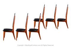 Adrian Pearsall Mid Century Highback Dining Chairs Attributed to Adrian Pearsall - 2979915