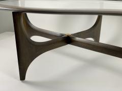 Adrian Pearsall Mid Century Kidney Shape Coffee Table by Adrian Pearsall Lane 1960s  - 2178823