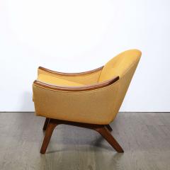 Adrian Pearsall Mid Century Modern Handrubbed Walnut Button Back Arm Chair by Adrian Pearsall - 2143985