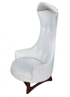 Adrian Pearsall Mid Century Modern High Back King Canopy Lounge Chair by Adrian Pearsall - 2875451