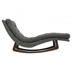 Adrian Pearsall Mid Century Modern Walnut Rocking Chaise Lounge Chair after Adrian Pearsall - 3313742