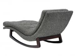 Adrian Pearsall Mid Century Modern Walnut Rocking Chaise Lounge Chair after Adrian Pearsall - 3313763
