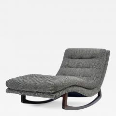 Adrian Pearsall Mid Century Modern Walnut Rocking Chaise Lounge Chair after Adrian Pearsall - 3315764