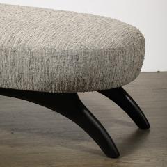 Adrian Pearsall Mid Century Oval Bench W Sculptural Ebonized Walnut Supports by Adrian Pearsall - 3819264