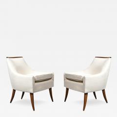 Adrian Pearsall Mid Century Sculptural Tapered Lounge Chairs in Walnut By Adrian Pearsall - 4306360