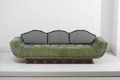 Adrian Pearsall Newly upholstered Adrian Pearsall Spanish Sofa USA 1970s - 2445311