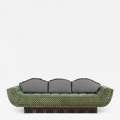 Adrian Pearsall Newly upholstered Adrian Pearsall Spanish Sofa USA 1970s - 2451791