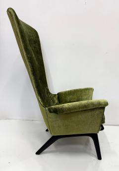 Adrian Pearsall Overscale Mid century 1950s Adrian Pearsall Lounge Chair Newly Upholstered - 4353064