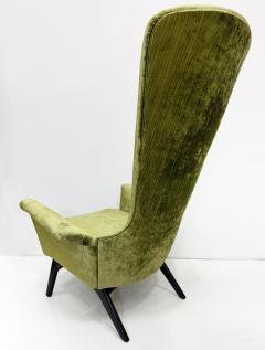 Adrian Pearsall Overscale Mid century 1950s Adrian Pearsall Lounge Chair Newly Upholstered - 4353068