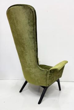 Adrian Pearsall Overscale Mid century 1950s Adrian Pearsall Lounge Chair Newly Upholstered - 4353069