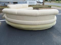 Adrian Pearsall Pair Adrian Pearsall Kidney Shaped Curved Sofa Mid Century Modern - 1171057