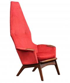 Adrian Pearsall Pair Mid Century Modern Sculptural High Back Lounge Chairs by Adrian Pearsall - 2058968