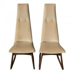 Adrian Pearsall Pair of Adrian Pearsall for Craft Associates High Back Chairs - 2614684