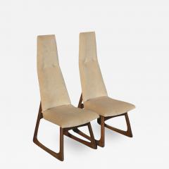 Adrian Pearsall Pair of Adrian Pearsall for Craft Associates High Back Chairs - 2625874