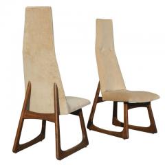Adrian Pearsall Pair of Adrian Pearsall for Craft Associates High Back Chairs - 2626904