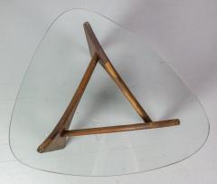 Adrian Pearsall Pair of Walnut and Glass Coffee Tables by Adrian Pearsall - 833580