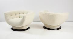 Adrian Pearsall Rare Adrian Pearsall Swivel Lounge Chairs - 2456043