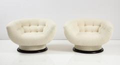 Adrian Pearsall Rare Adrian Pearsall Swivel Lounge Chairs - 2456045