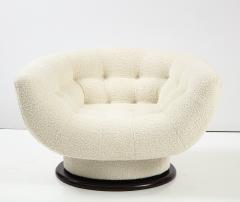 Adrian Pearsall Rare Adrian Pearsall Swivel Lounge Chairs - 2456047