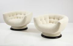 Adrian Pearsall Rare Adrian Pearsall Swivel Lounge Chairs - 2456051