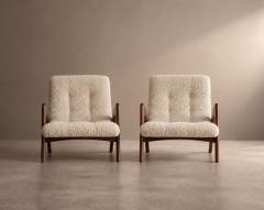 Adrian Pearsall Scoop Lounge Chairs by Adrian Pearsall Model CW 705 C 1950s - 4816977