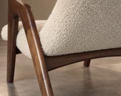 Adrian Pearsall Scoop Lounge Chairs by Adrian Pearsall Model CW 705 C 1950s - 4816981