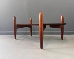 Adrian Pearsall Sculptural Mid Century Teardrop Coffee Table in Walnut by Adrian Pearsall - 3605319