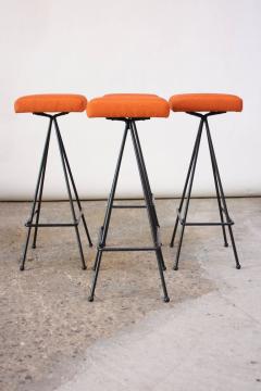 Adrian Pearsall Set of Four Adrian Pearsall 11 Iron Barstools - 470393