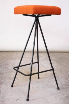 Adrian Pearsall Set of Four Adrian Pearsall 11 Iron Barstools - 470394