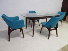 Adrian Pearsall Set of Four Adrian Pearsall Sculptural Walnut Dining Chairs - 1307562