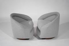 Adrian Pearsall Set of Swivel Tilt Lounge Chairs by Adrian Pearsall C 1950s - 3559435