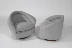 Adrian Pearsall Set of Swivel Tilt Lounge Chairs by Adrian Pearsall C 1950s - 3559436