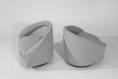 Adrian Pearsall Set of Swivel Tilt Lounge Chairs by Adrian Pearsall C 1950s - 3559441