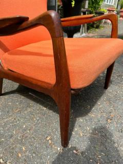 Adrian Pearsall Stylish Adrian Pearsall Wing Back Sculptural Walnut Lounge Chair Mid Century - 3983145