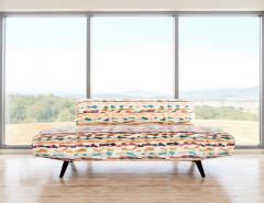 Adrian Pearsall Vibrant Mid Century Modern Sofa in the Style of Adrian Pearsall - 4220441