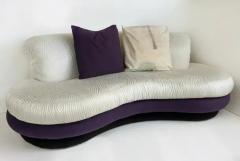 Adrian Pearsall Vintage Purple and Off White Cloud Sofas after Pearsall Per Item - 4097025