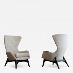 Adrian Pearsall Wingback Lounge Chairs by Adrian Pearsall C 1950s - 4159733