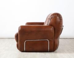 Adriano Piazzesi Adriano Piazzessi Italian 1970s Leather Tufted Sofa - 2636136