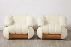 Adriano Piazzesi Pair of Adriano Piazzesi Italian 1970s Lounge Chairs - 2924046